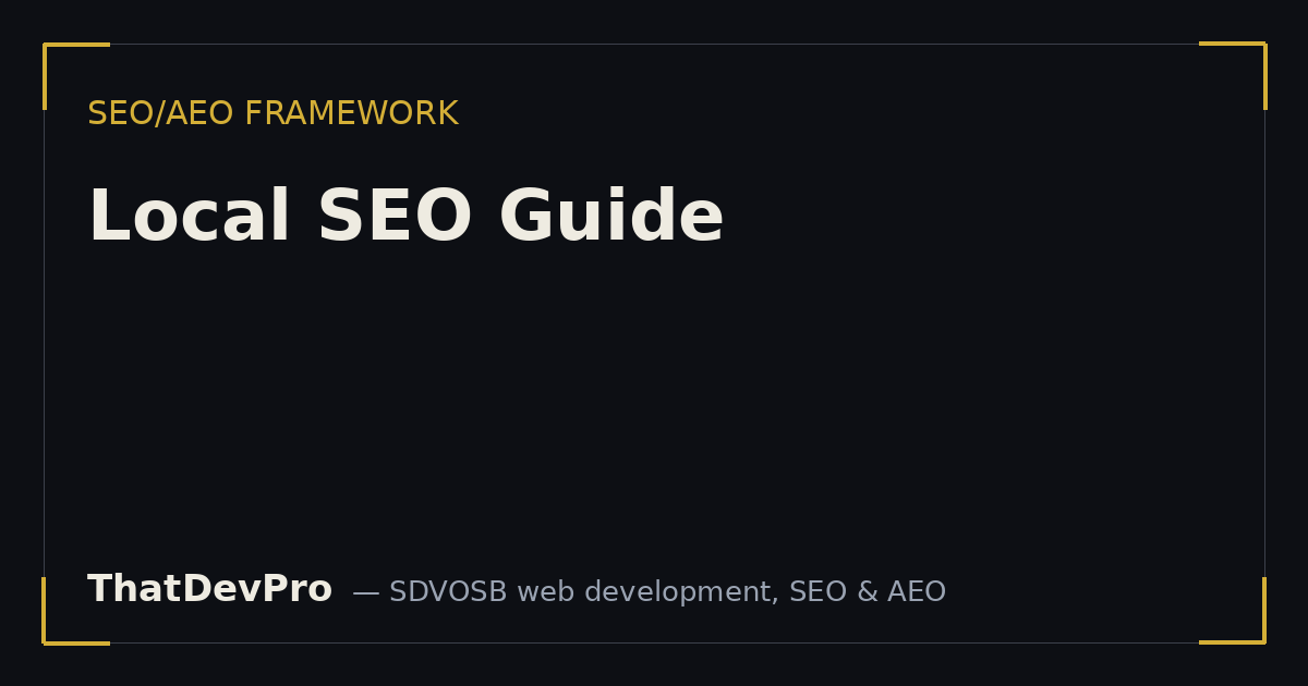 Local SEO Guide | Rank in Google Maps and Local Pack