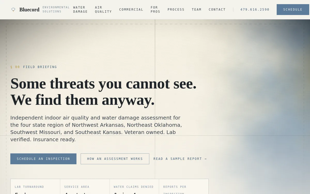 Blue Cord — Nonprofits & Community website screenshot