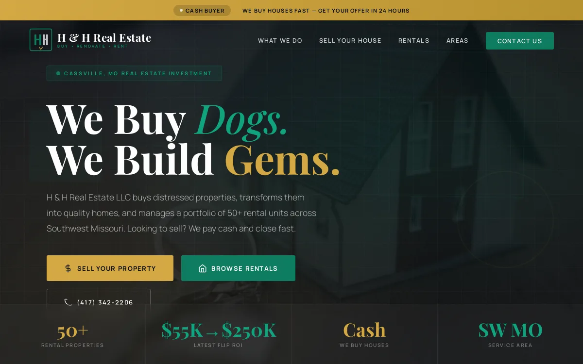 H&H — sandbox-other website screenshot