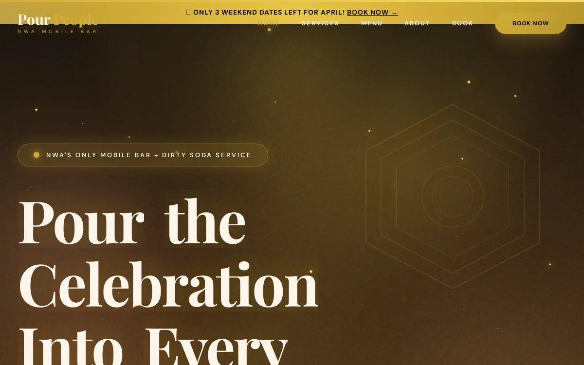 NWA Pour People — Construction & Contractors website screenshot