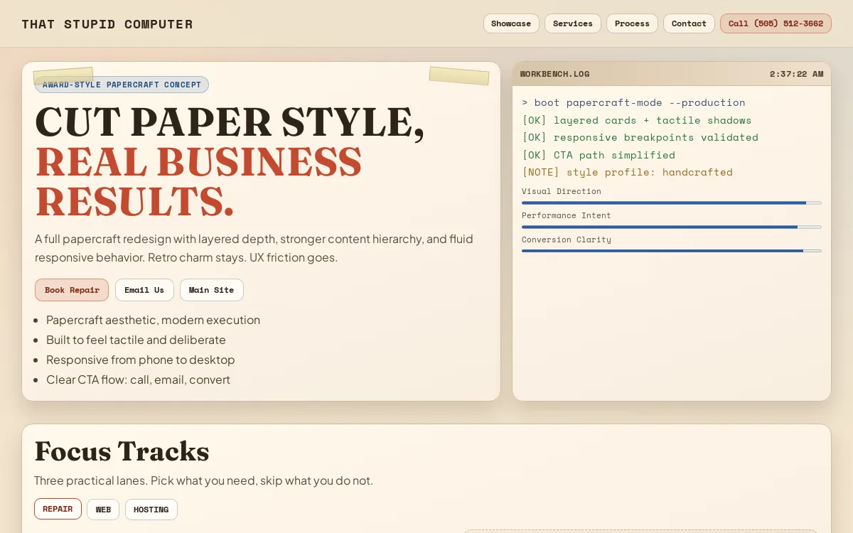 Papercraft — sandbox-other website screenshot