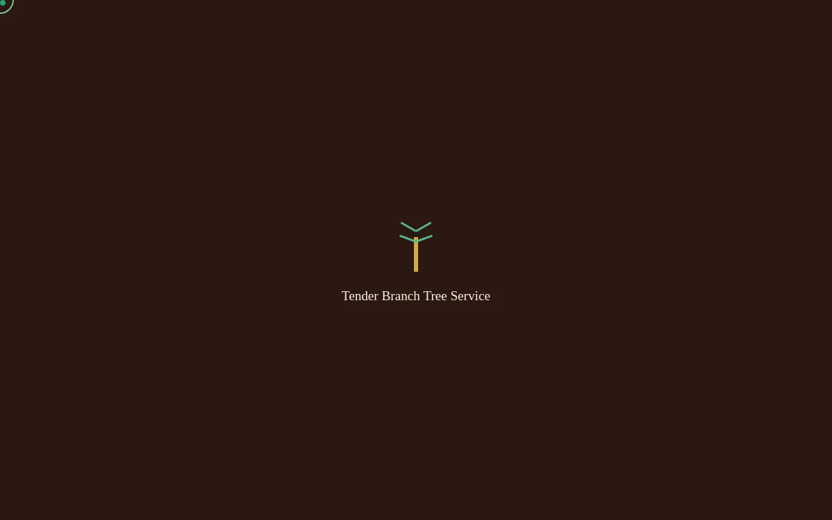 Tenderbranch Tree Service — Tree, Lawn & Landscaping website screenshot