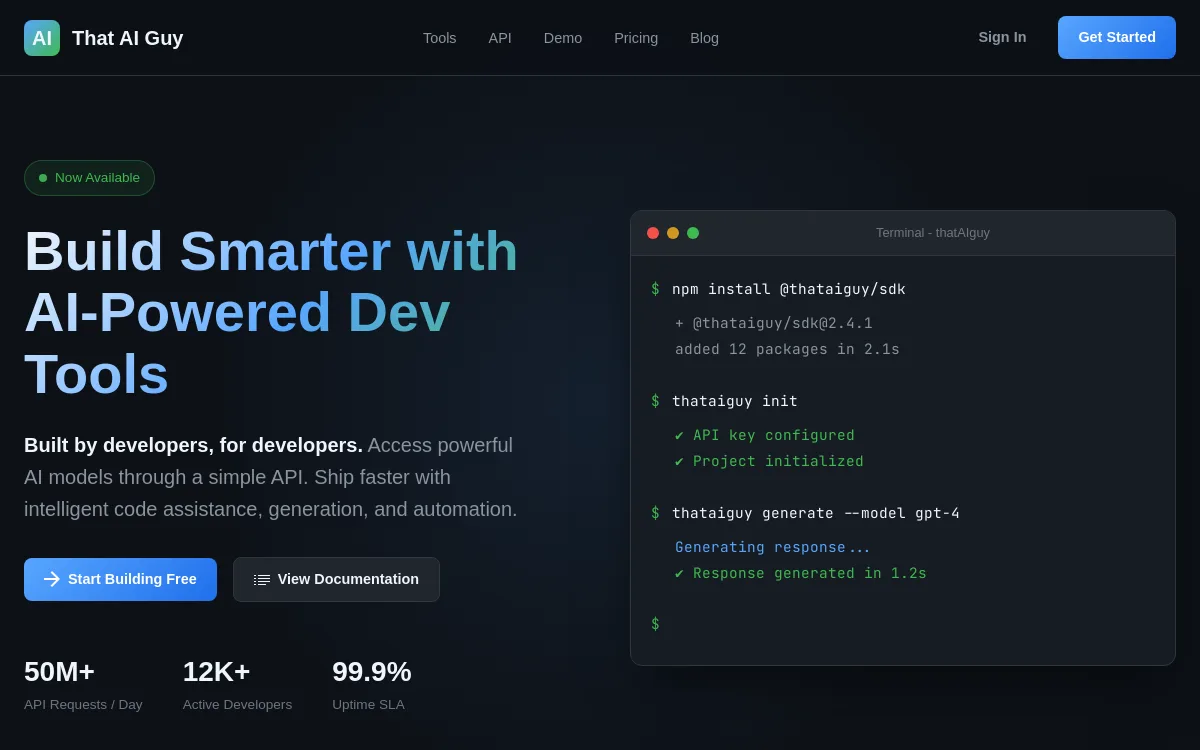 ThatAIGuy (TWHG) — sandbox-other website screenshot