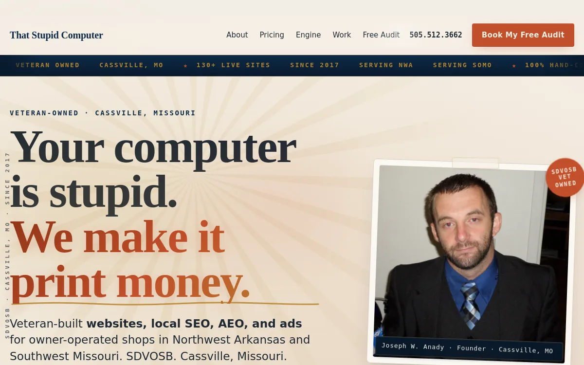 ThatStupidComputer (TWHG) — sandbox-other website screenshot